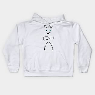 Beautiful flork says hello to you Kids Hoodie